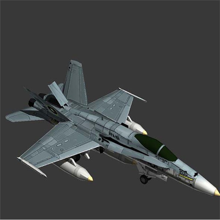 理县3D舰载战斗机模型