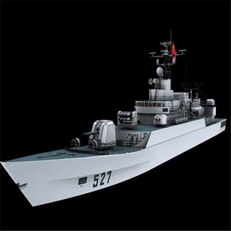 理县3d护卫舰模型